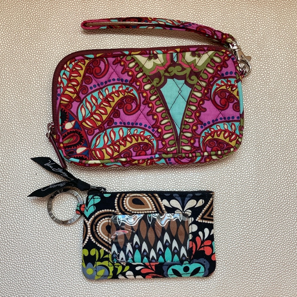 Vera Bradley bundle - tech pouch wristlet, id pouch